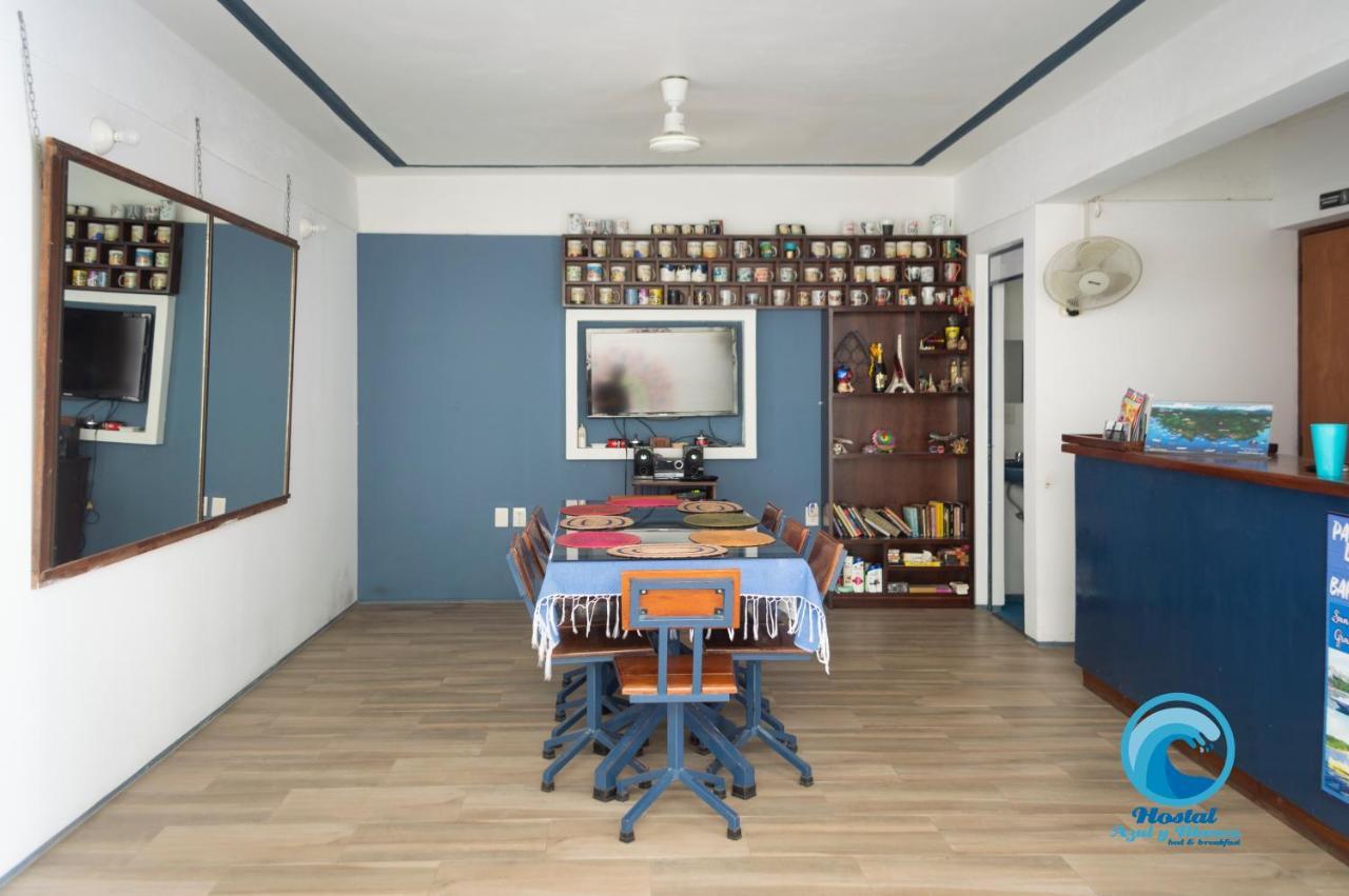 Hostal Azul Y Blanco Санта-Крус-Хуатулко Экстерьер фото