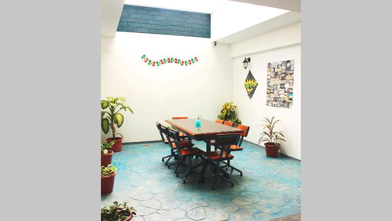 Hostal Azul Y Blanco Санта-Крус-Хуатулко Экстерьер фото